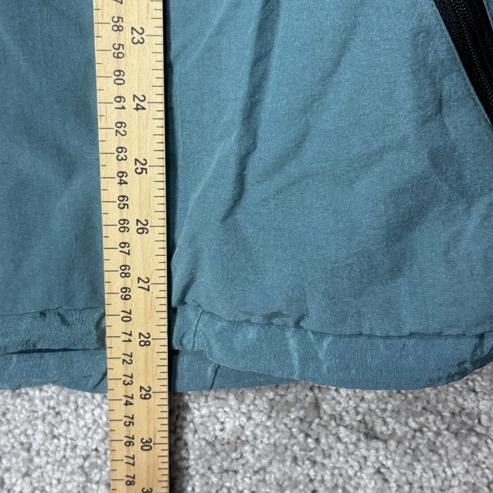 The North Face Mens Reversible Half Zip Anorak Jacket Blue Teal Orange‎ Large